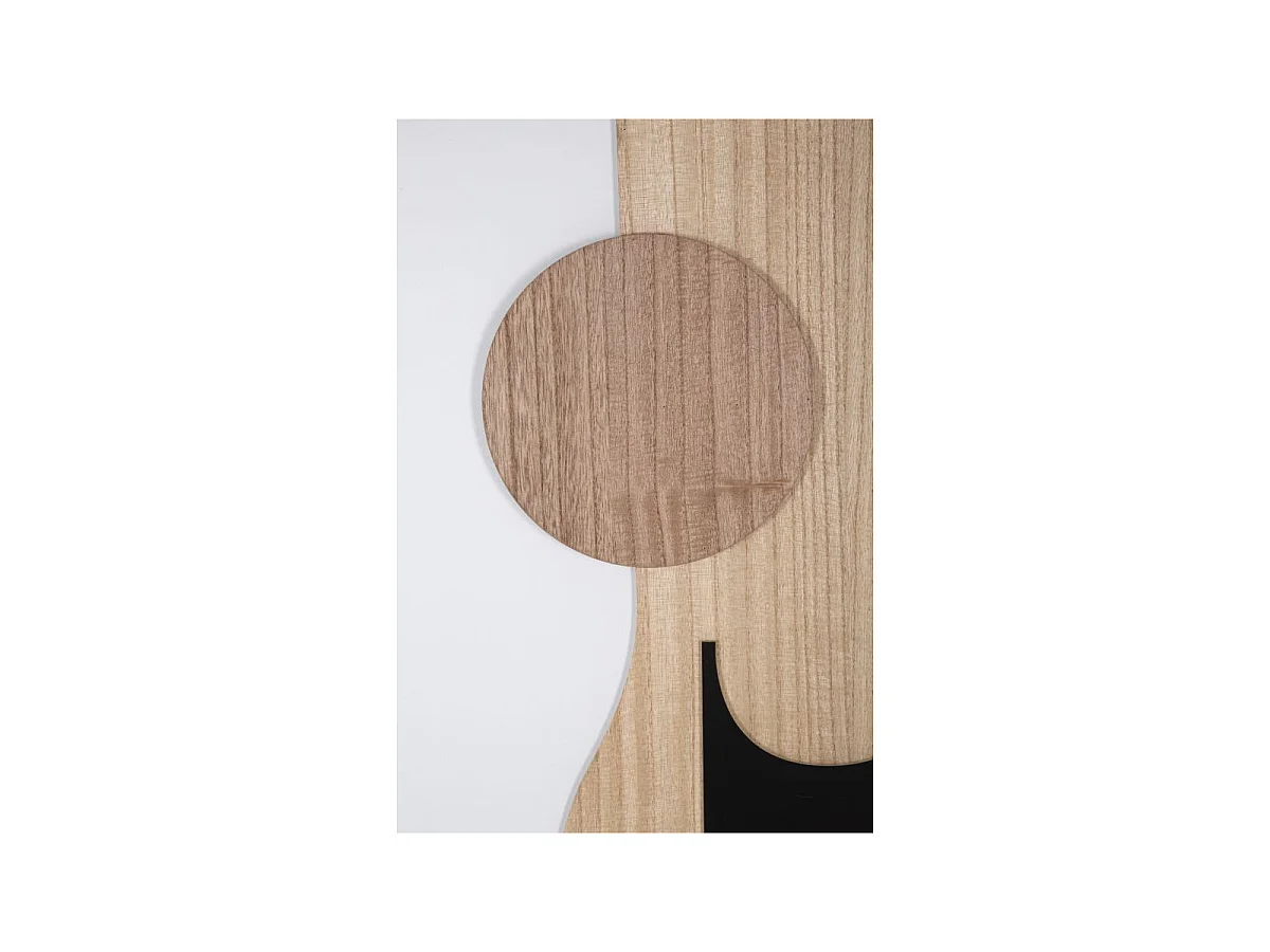 Décoration Murale Encadrée "Astrys" 80cm Naturel & Noir