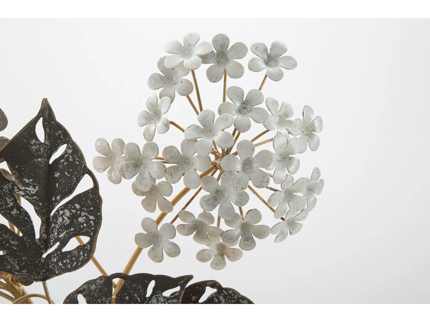 Pannello decorativo 3D in metallo multicolore cm 45,5x7,5x53