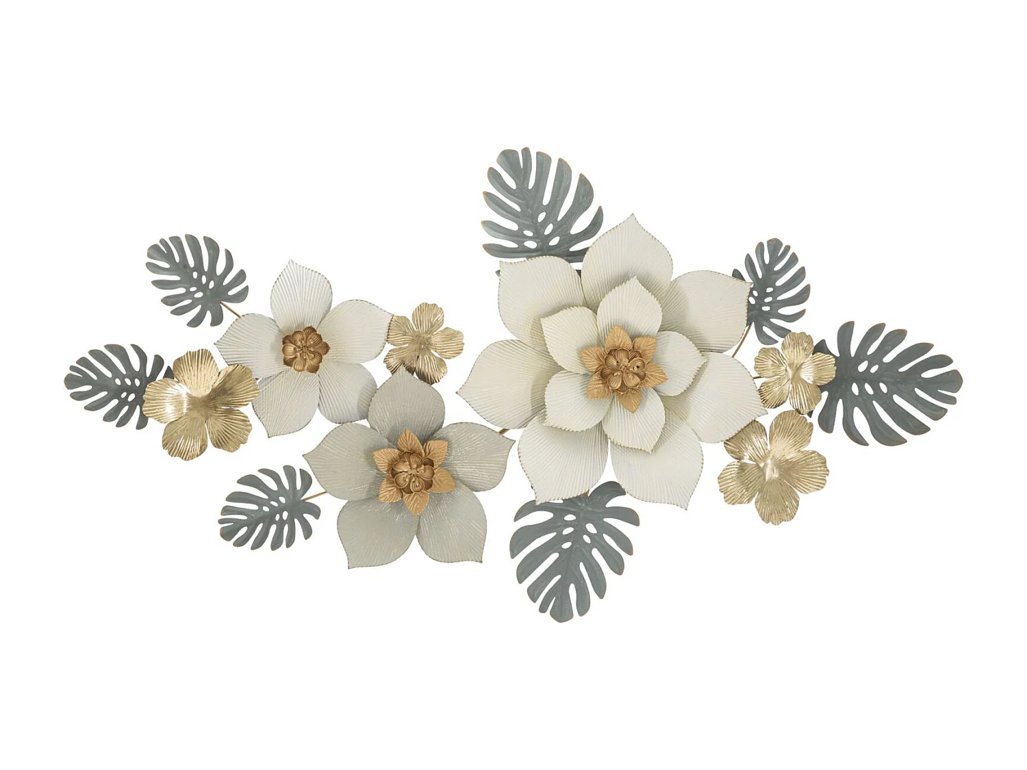 Décoration Murale en Métal "Moty" 134cm Multicolore