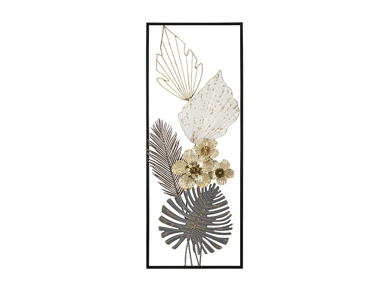 Décoration Murale Encadrée en Métal "Classic" 74cm Multicolore