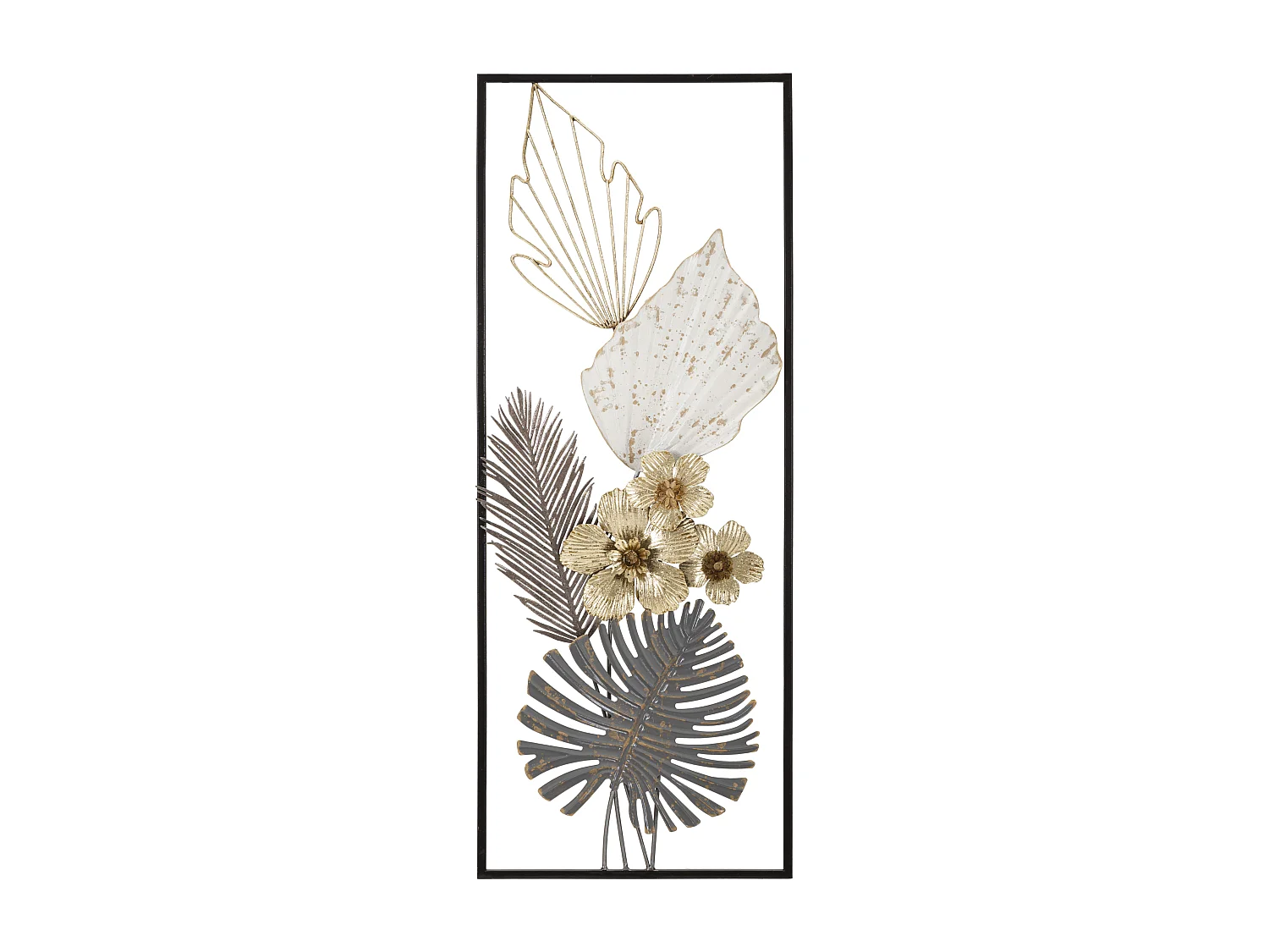 Décoration Murale Encadrée en Métal "Classic" 74cm Multicolore