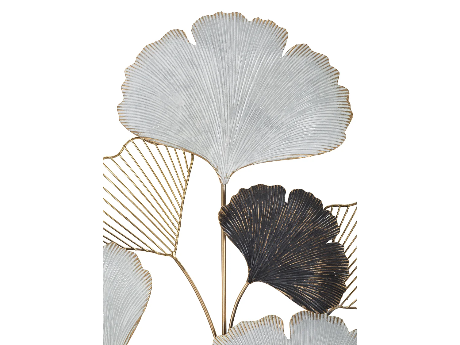 Pannello decorativo 3D in metallo multicolore cm 66x4x109