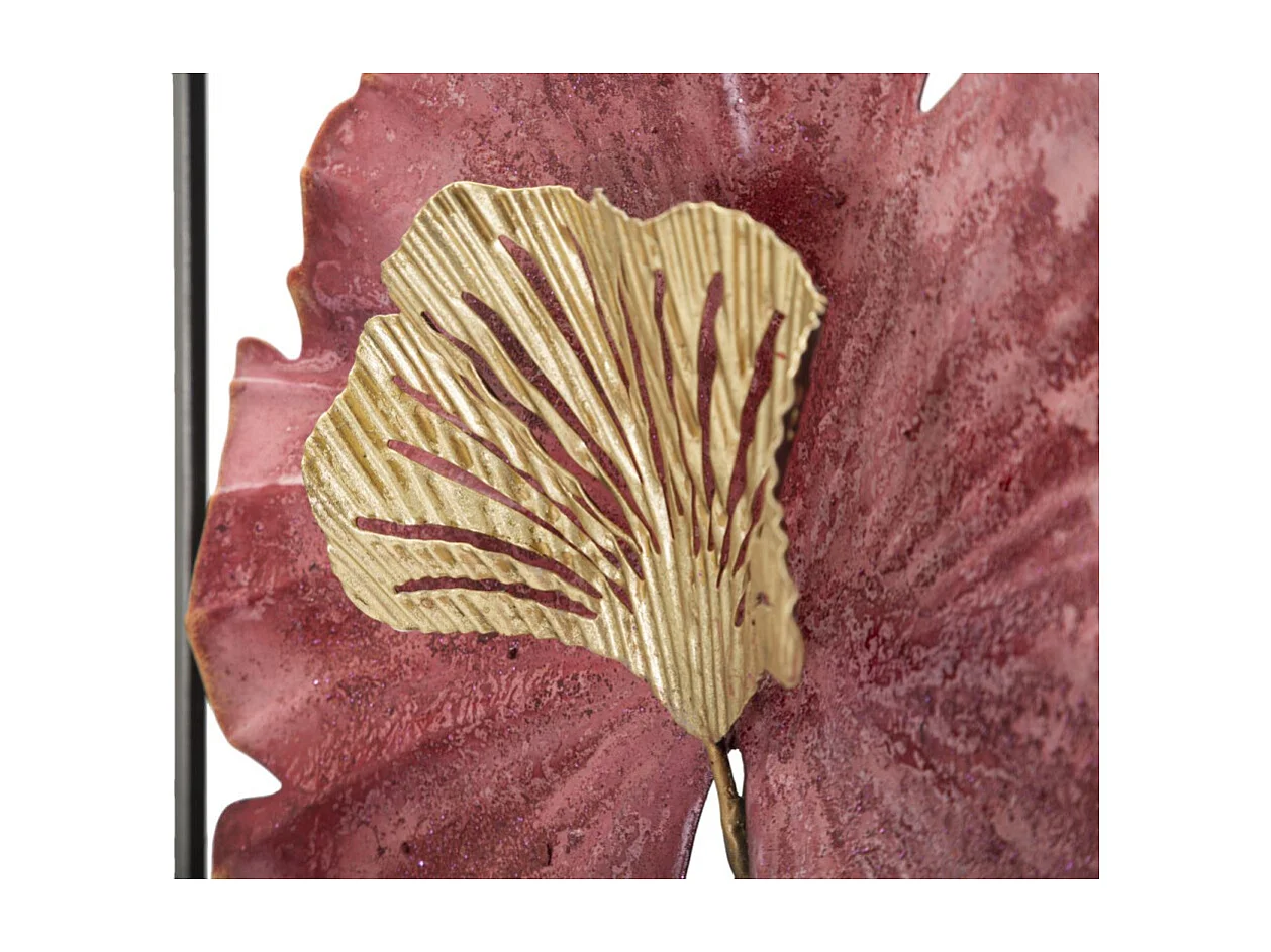 Décoration Murale Encadrée en Métal "Lobo" 74cm Multicolore