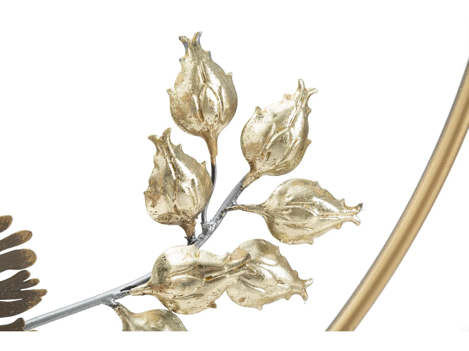 Décoration Murale Ronde en Métal "Rod" 65cm Multicolore