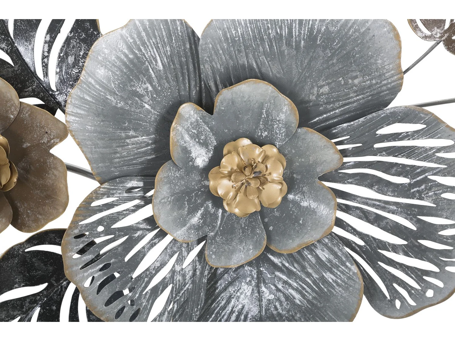 Décoration Murale en Métal "Greys" 84cm Multicolore