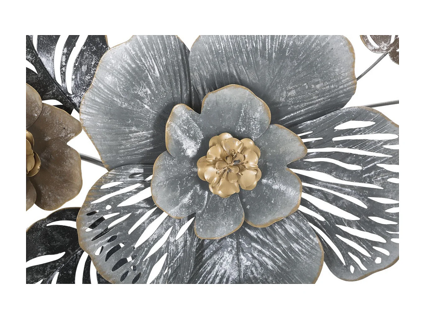 Décoration Murale en Métal "Greys" 84cm Multicolore