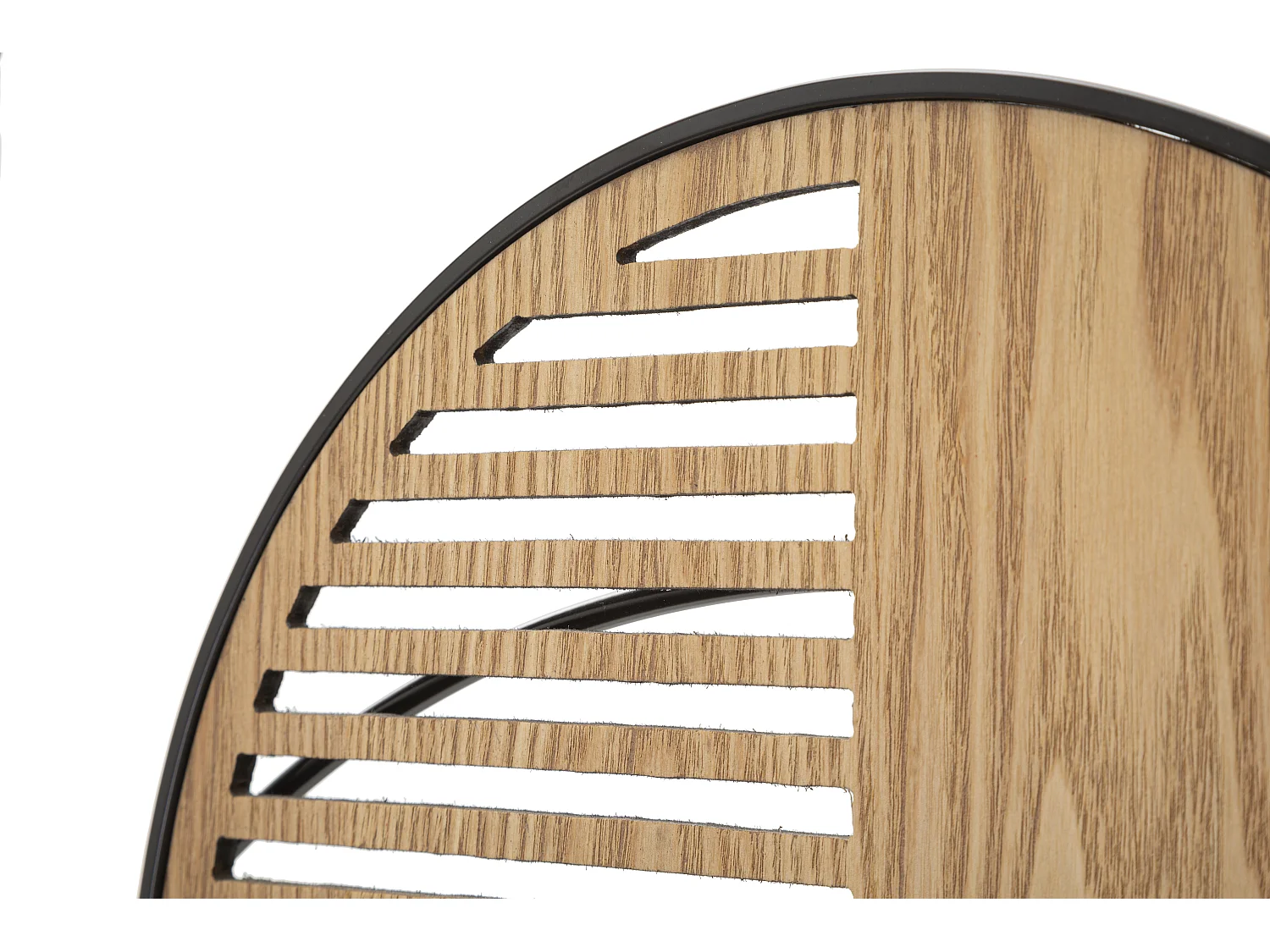 Décoration Murale en Métal "Woody" 134cm Marron & Noir