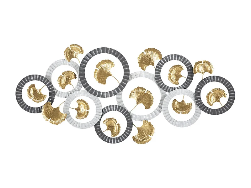 Décoration Murale en Métal "Arty" 126cm Multicolore