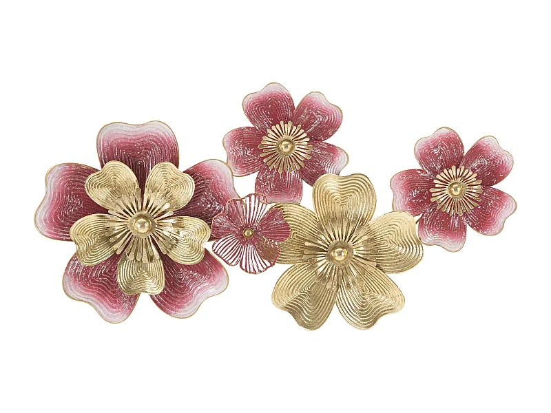 Décoration Murale en Métal "Lobi" 91cm Multicolore