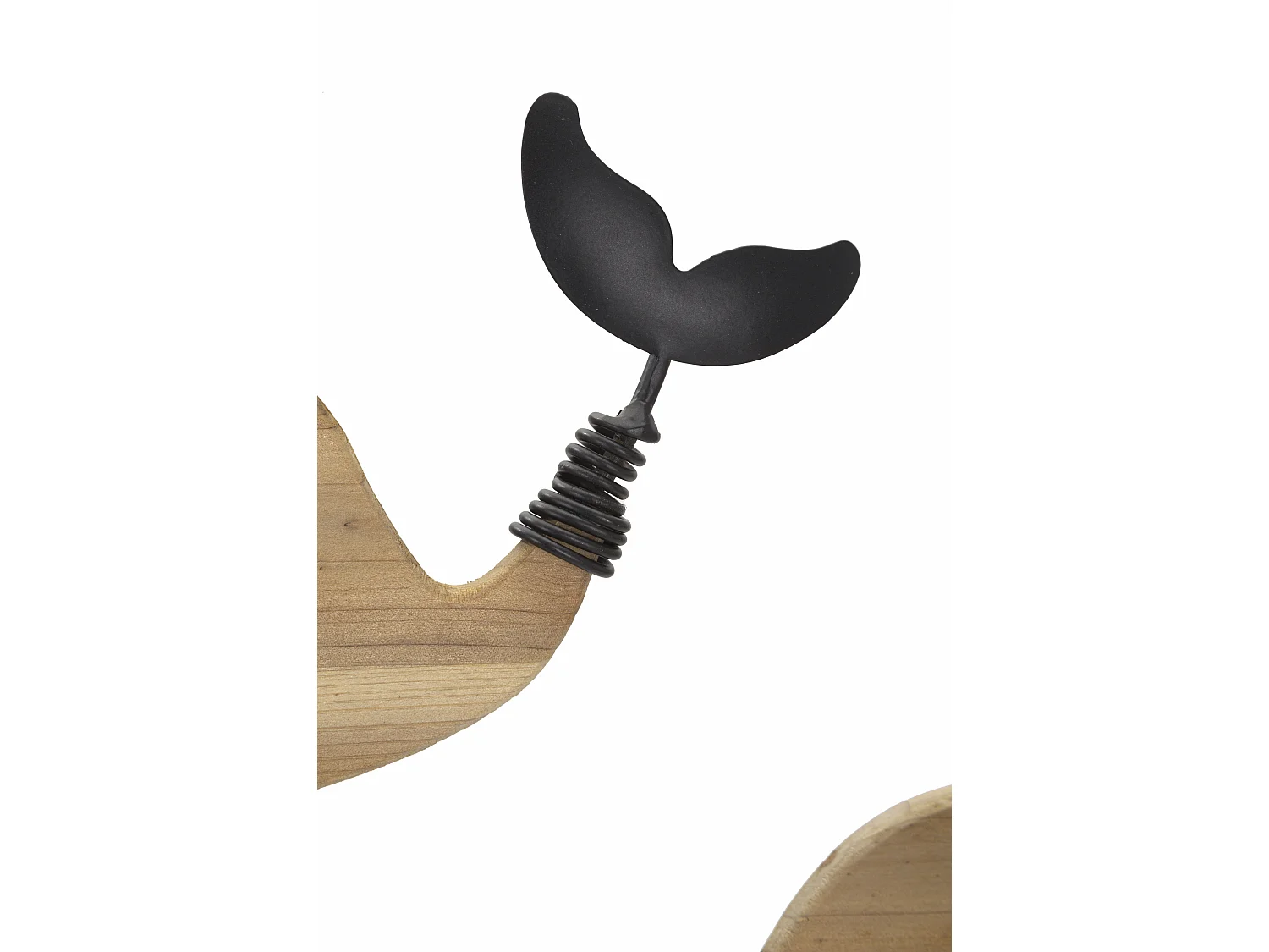 Décoration Murale à Suspendre "Baleine" 60cm Naturel