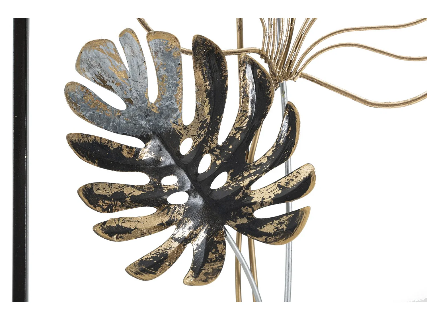 Décoration Murale Encadrée en Métal "Plamb" 74cm Multicolore