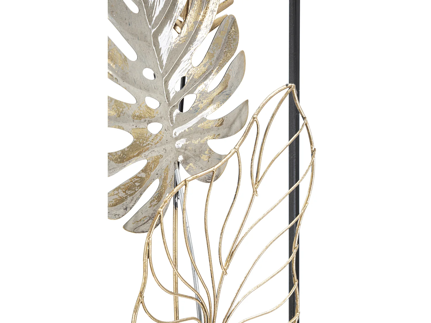 Décoration Murale Encadrée en Métal "Plamb" 74cm Multicolore