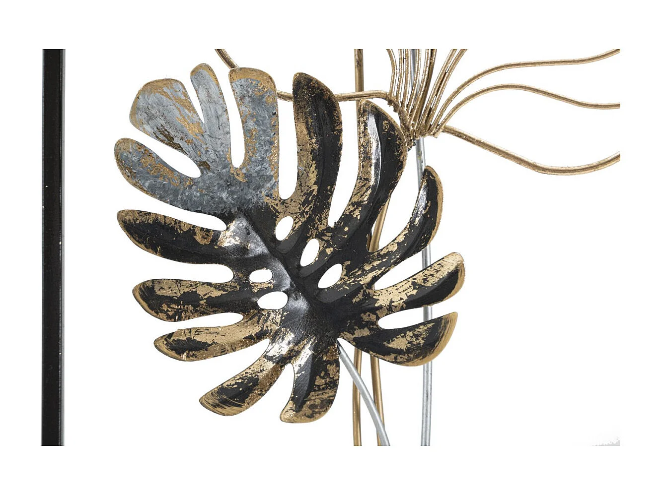 Décoration Murale Encadrée en Métal "Plamb" 74cm Multicolore