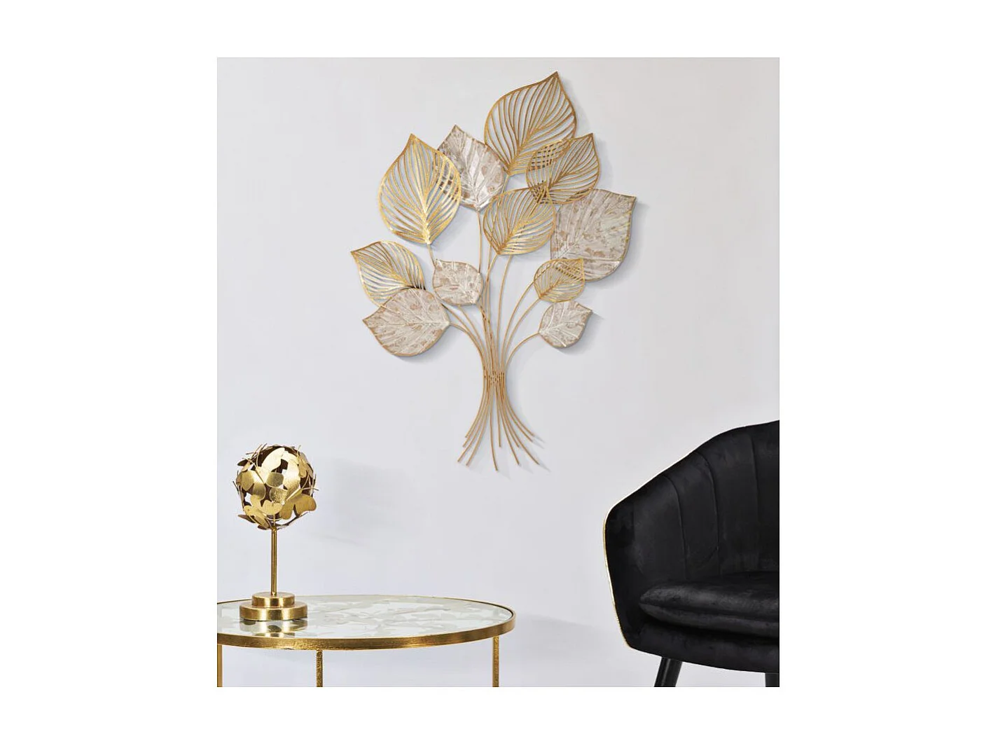 Décoration Murale en Métal "Felix" 85cm Multicolore