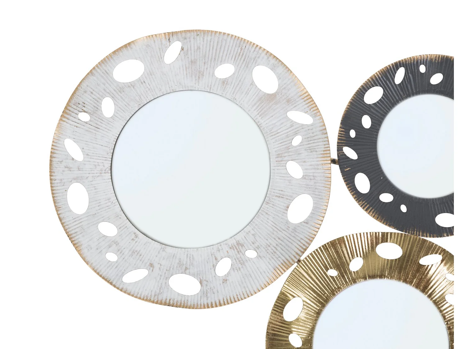 Décoration Murale 6 Miroirs "Gloty" 104cm Multicolore