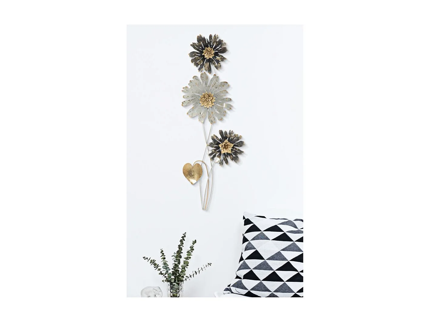 Décoration Murale en Métal "Simply" 88cm Multicolore