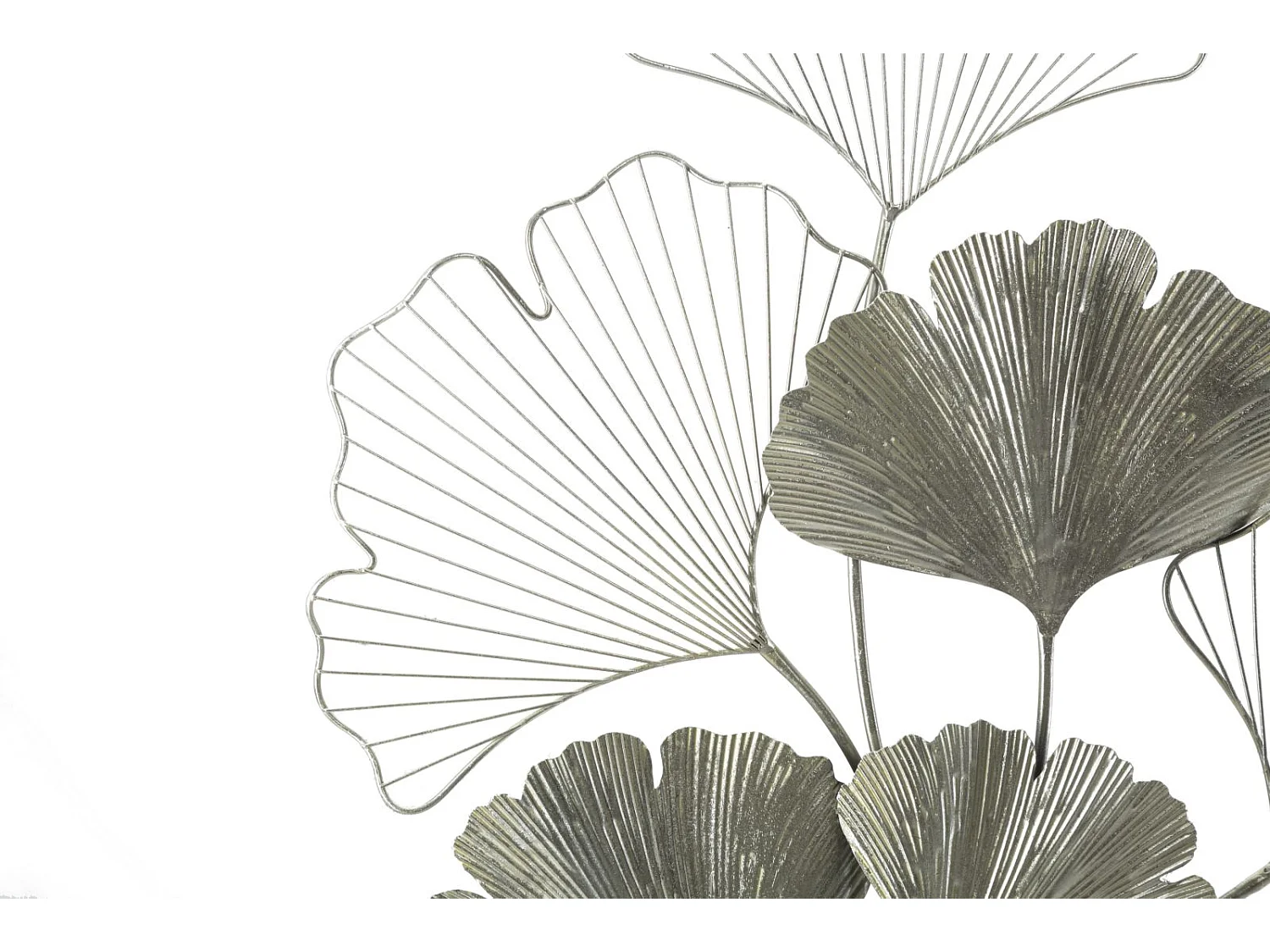 Décoration Murale en Métal "Goxy" 86cm Argent