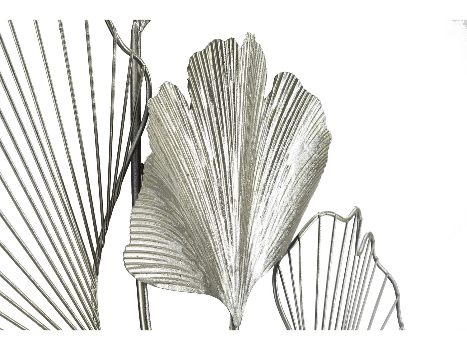 Décoration Murale en Métal "Goxy" 86cm Argent