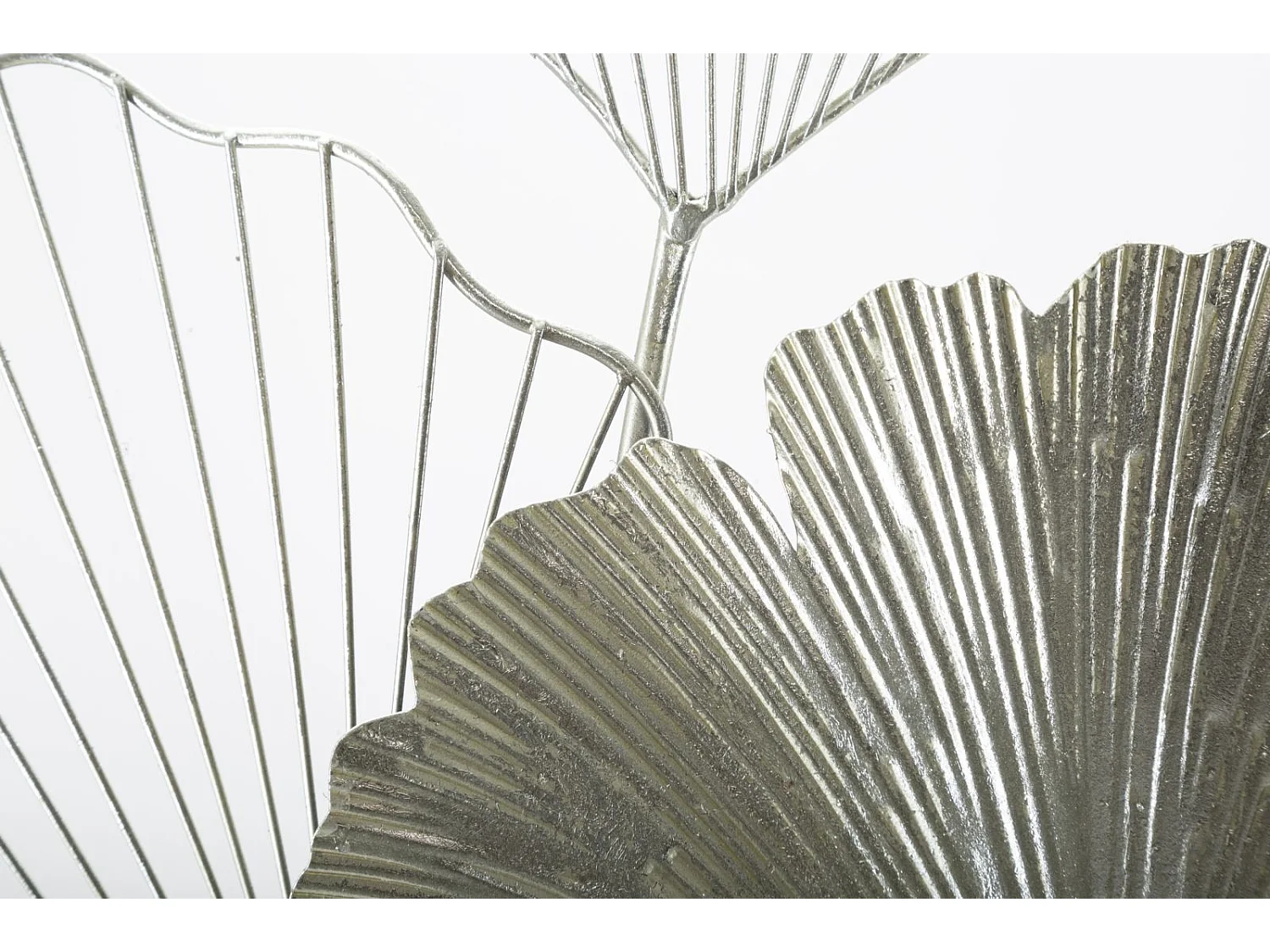 Décoration Murale en Métal "Goxy" 86cm Argent