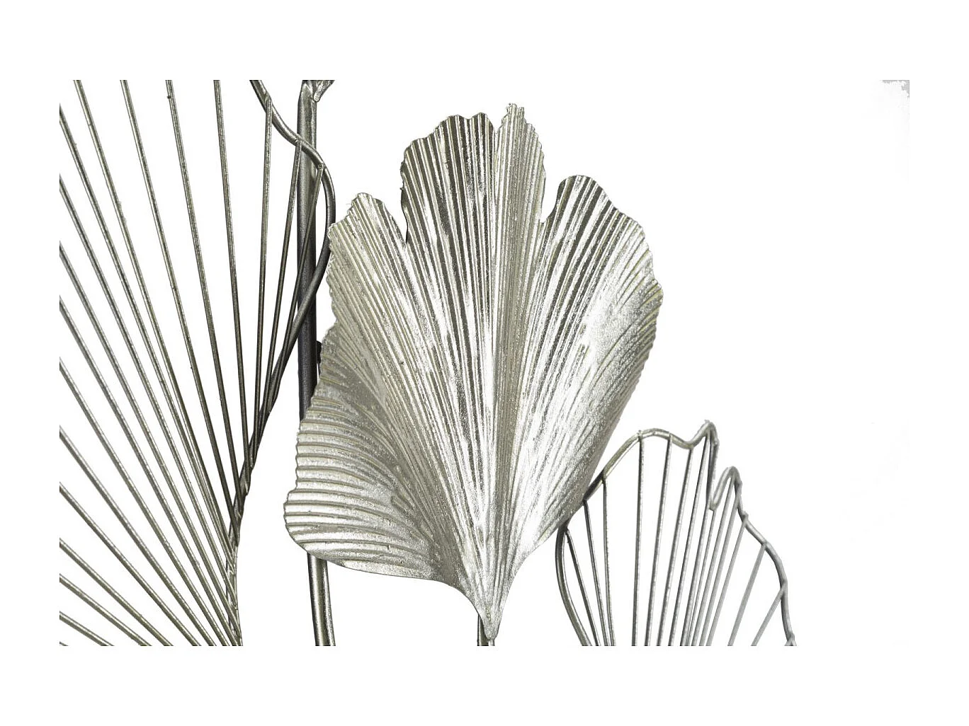 Décoration Murale en Métal "Goxy" 86cm Argent