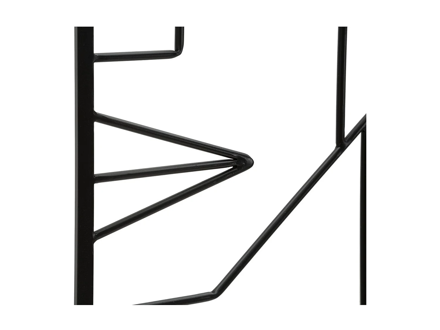 Set di 2 pannelli decorativi 3D volti in metallo neri cm 60x1x80