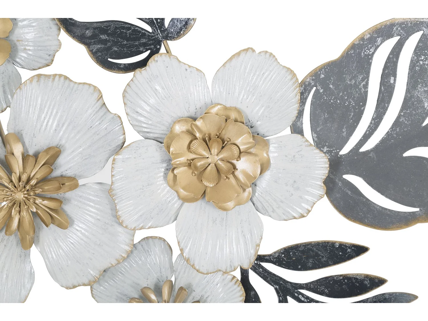 Panneau décoratif 3D en métal multicolore cm 66x5x39