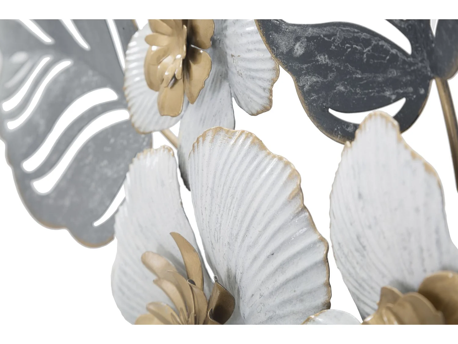 Panneau décoratif 3D en métal multicolore cm 66x5x39