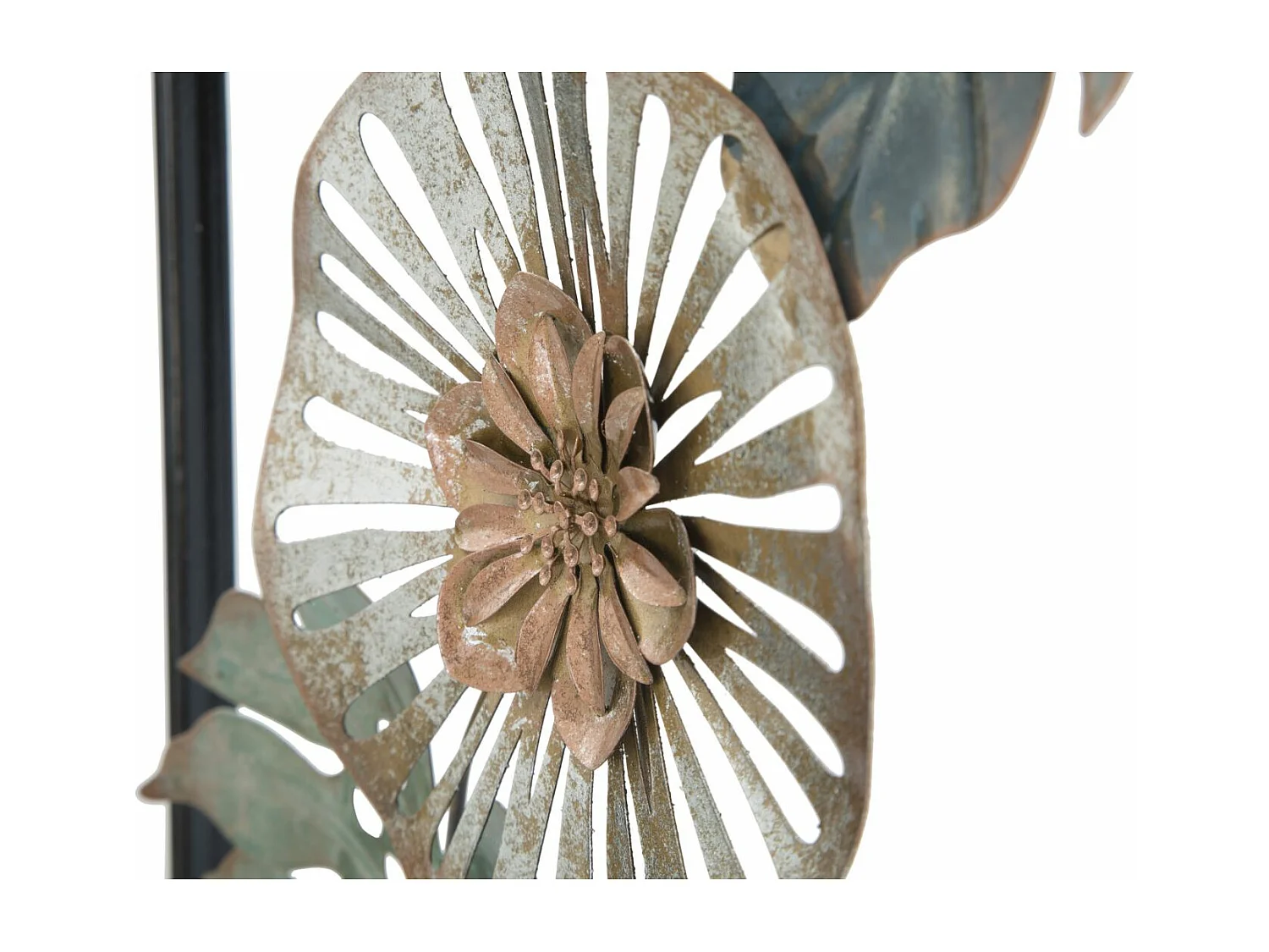 Déco Murale Encadrée en Métal "Too" 88cm Multicolore