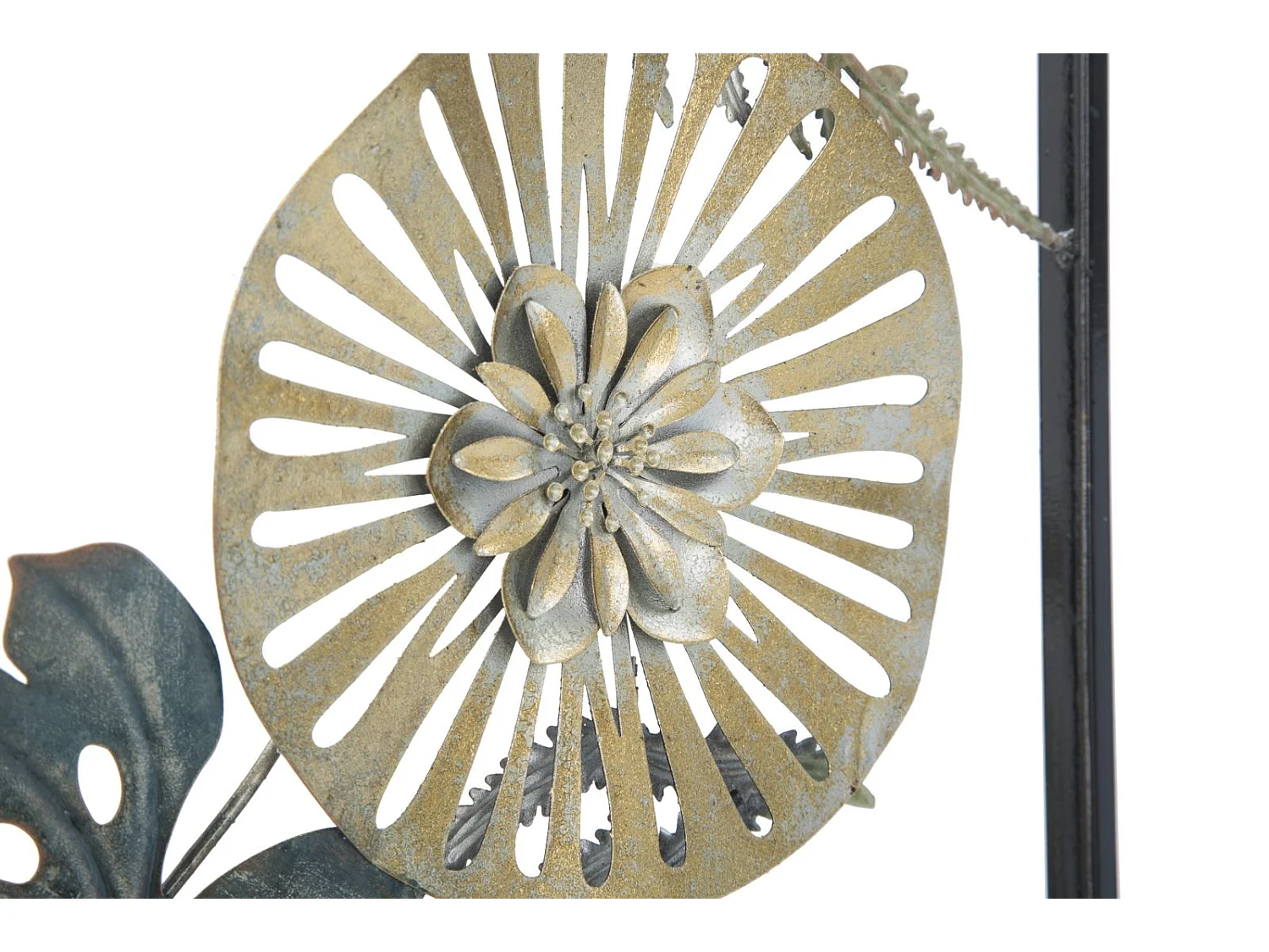 Déco Murale Encadrée en Métal "Too" 88cm Multicolore