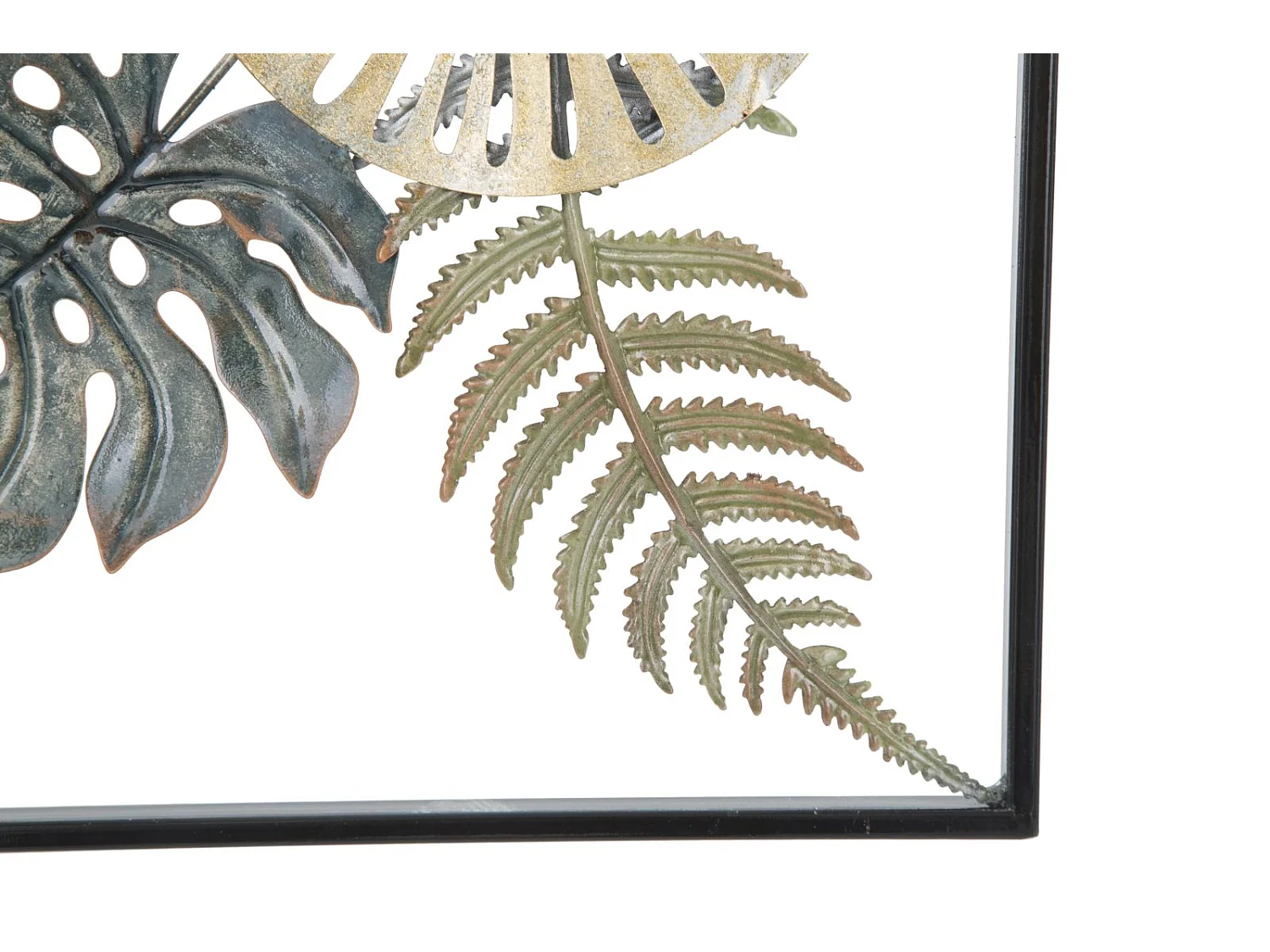 Déco Murale Encadrée en Métal "Too" 88cm Multicolore