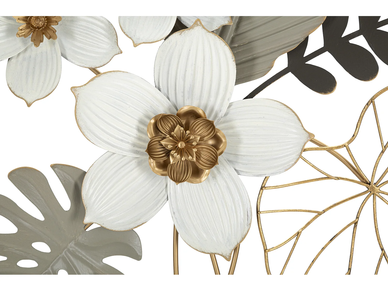 Décoration Murale en Métal "Bouq" 96cm Multicolore