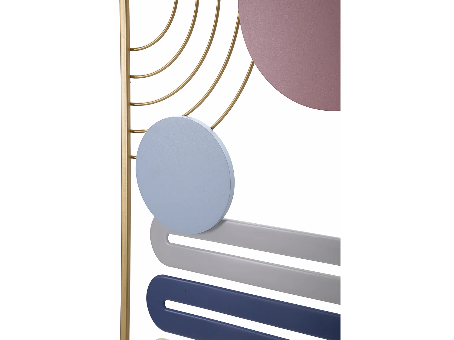 Décoration Murale Encadrée en Métal "Colorfuls" 84cm Multicolore