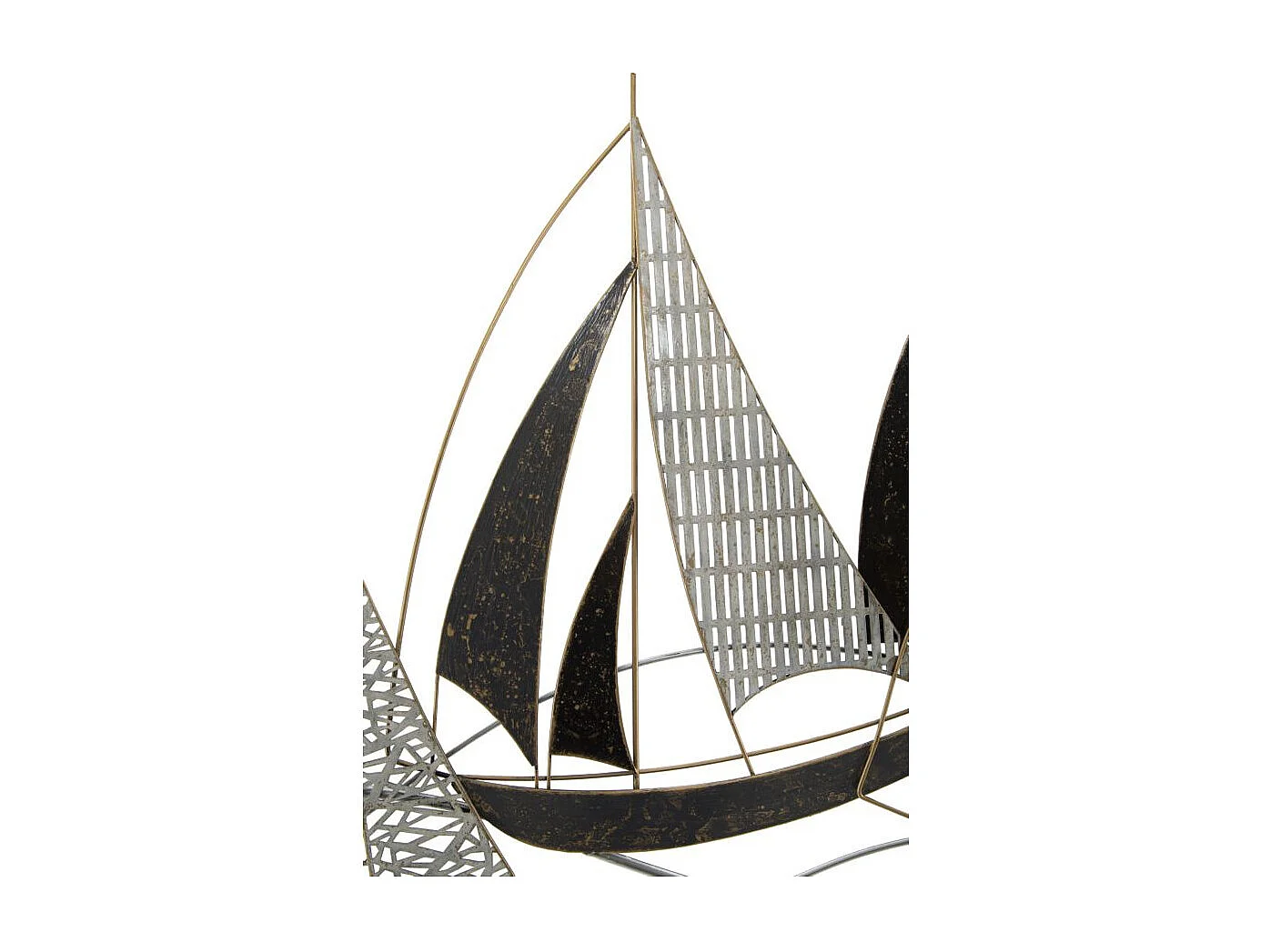 Décoration Murale en Métal "Veliero" 91cm Multicolore