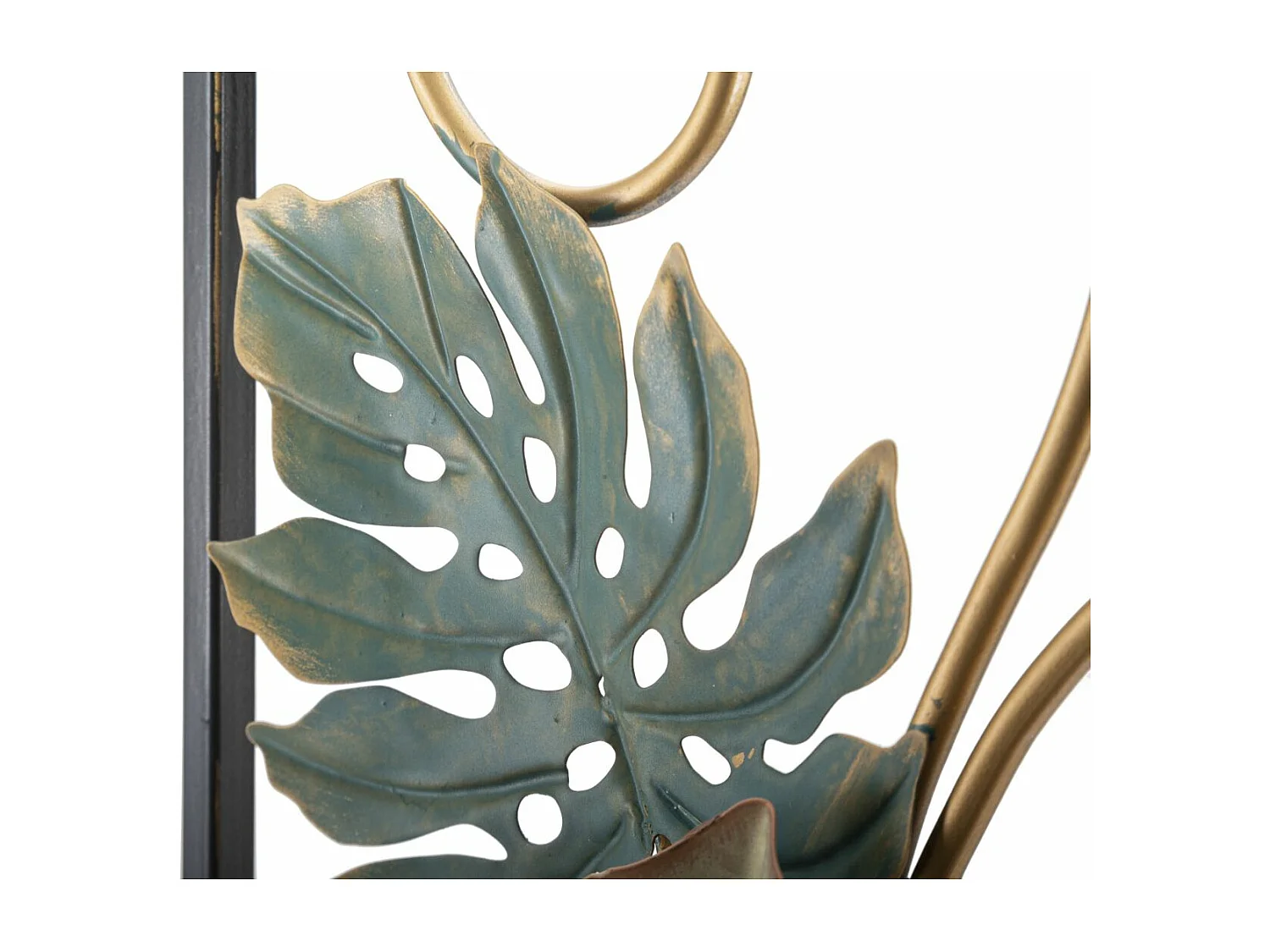 Décoration Murale Encadrée en Métal "Campur" 90cm Multicolore