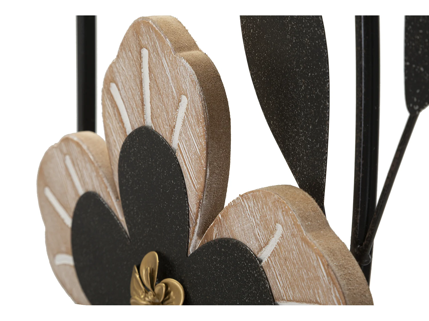 Décoration Murale Encadrée "Divakers" 70cm Noir & Naturel