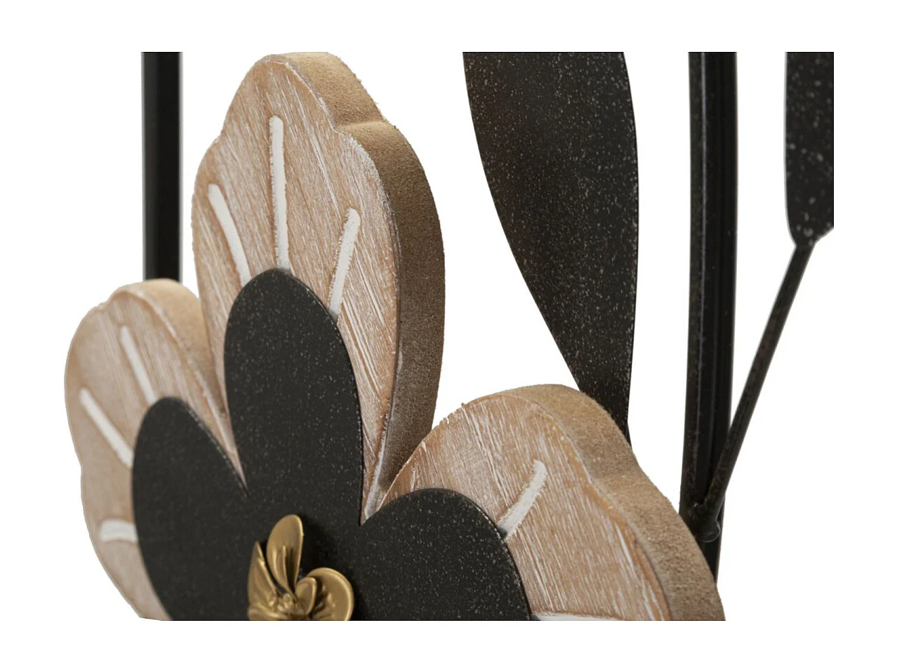 Décoration Murale Encadrée "Divakers" 70cm Noir & Naturel