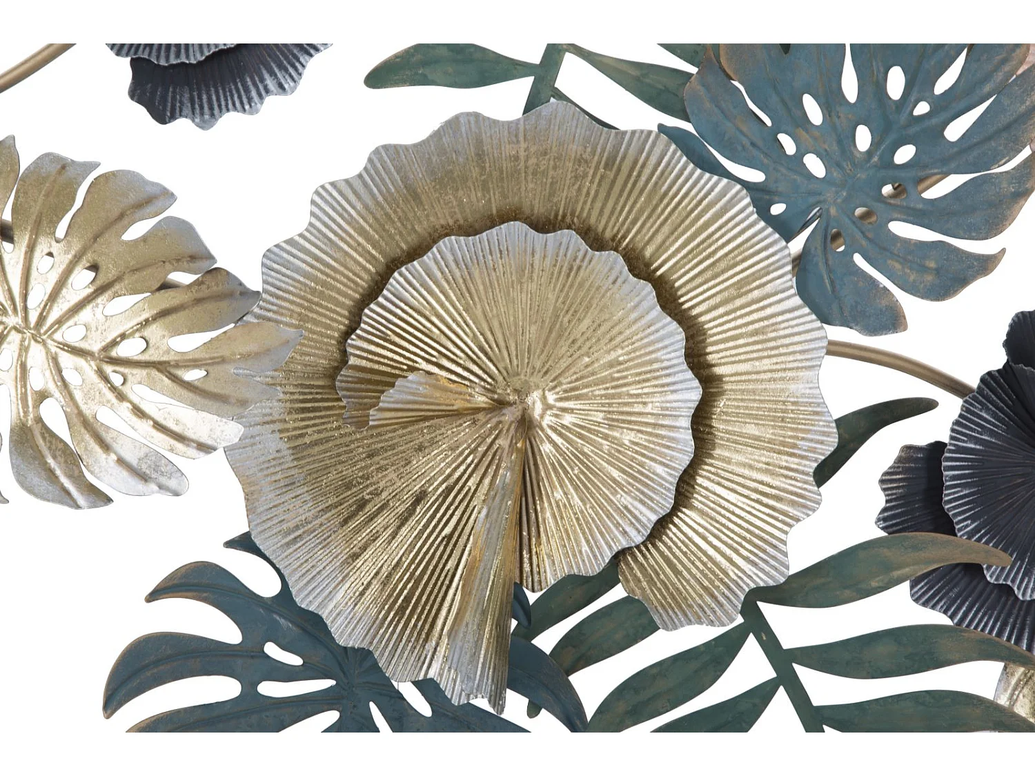 Décoration Murale en Métal "Amaz" 115cm Multicolore