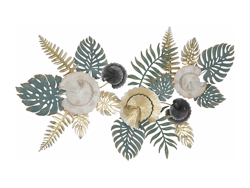 Décoration Murale en Métal "Amaz" 115cm Multicolore