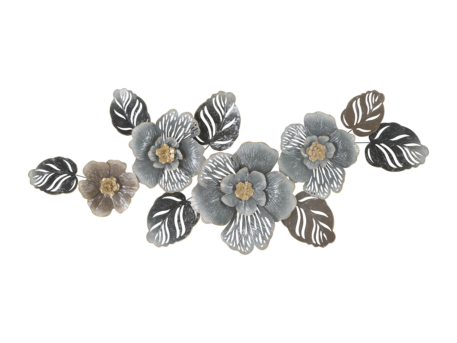 Décoration Murale en Métal "Greys" 157cm Multicolore