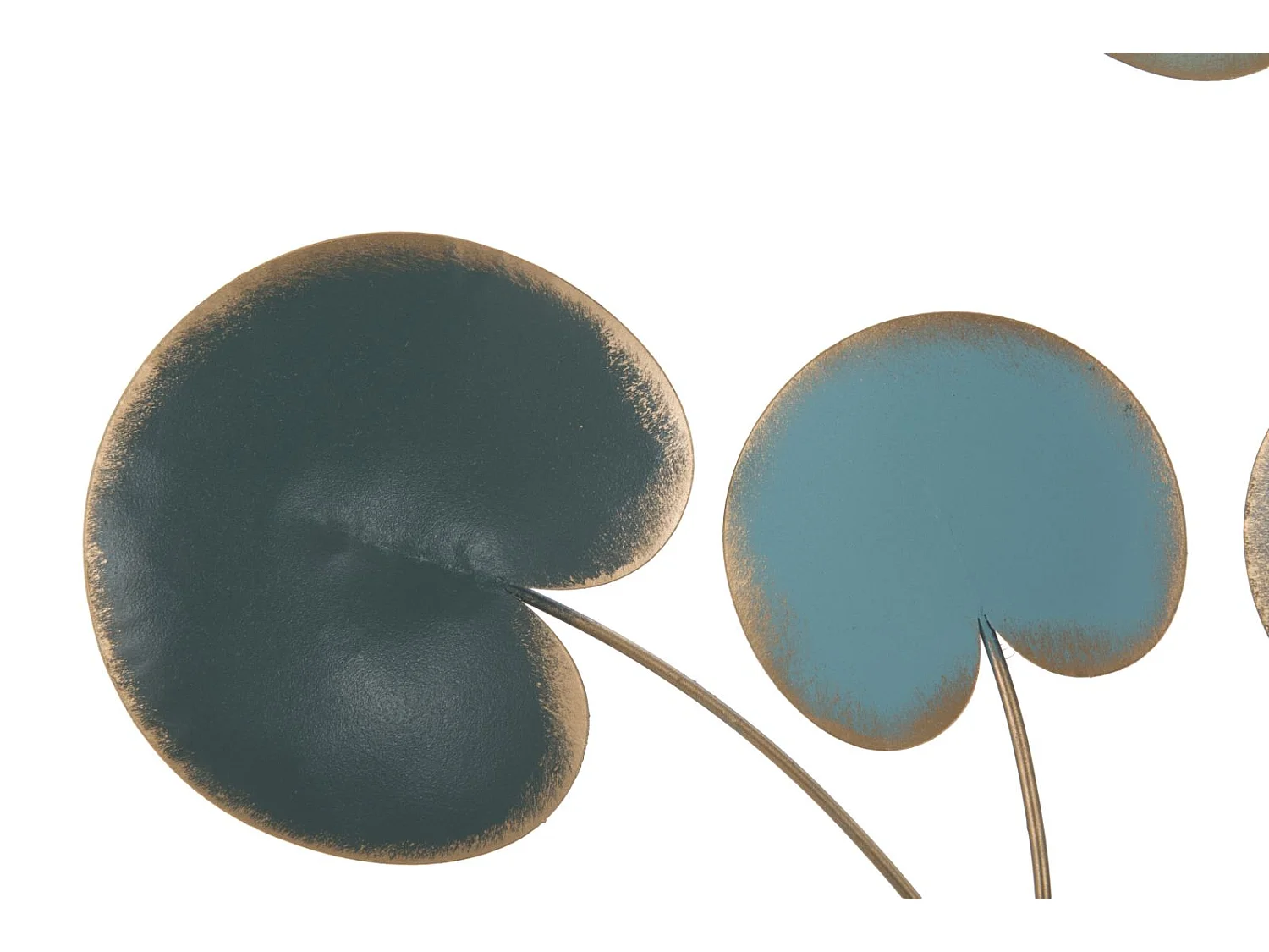 Décoration Murale en Métal "Pommier" 90cm Bleu