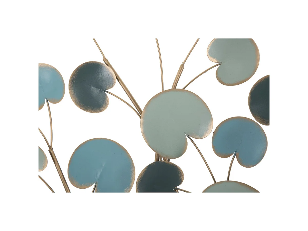 Pannello decorativo 3D in metallo multicolore con albero cm 89x2,5x90