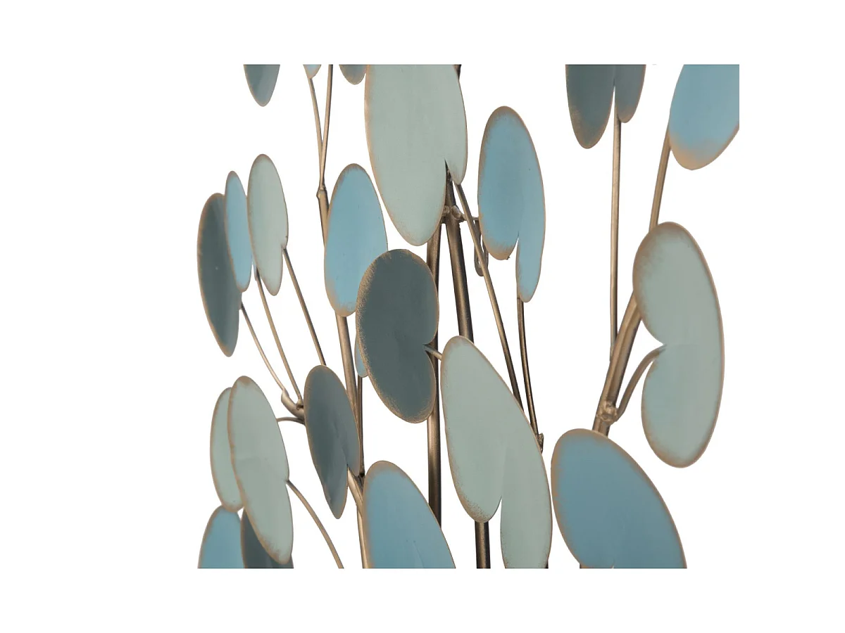 Pannello decorativo 3D in metallo multicolore con albero cm 89x2,5x90