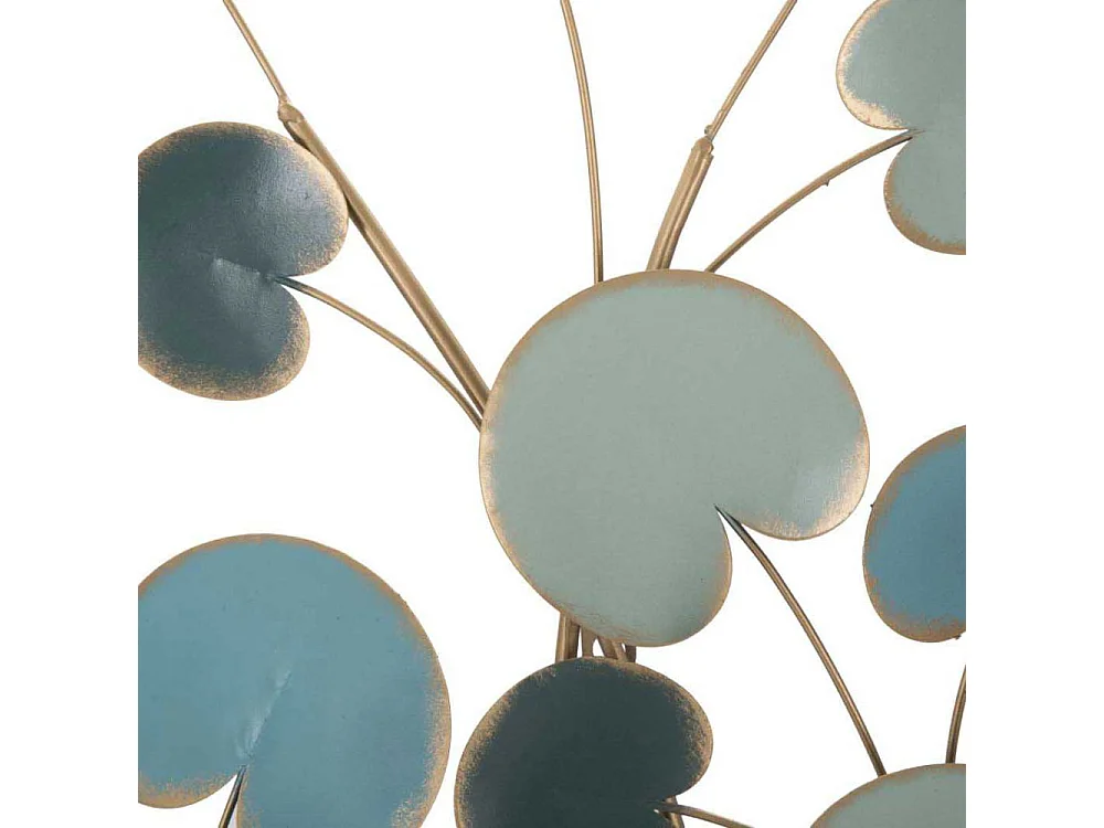 Pannello decorativo 3D in metallo multicolore con albero cm 89x2,5x90