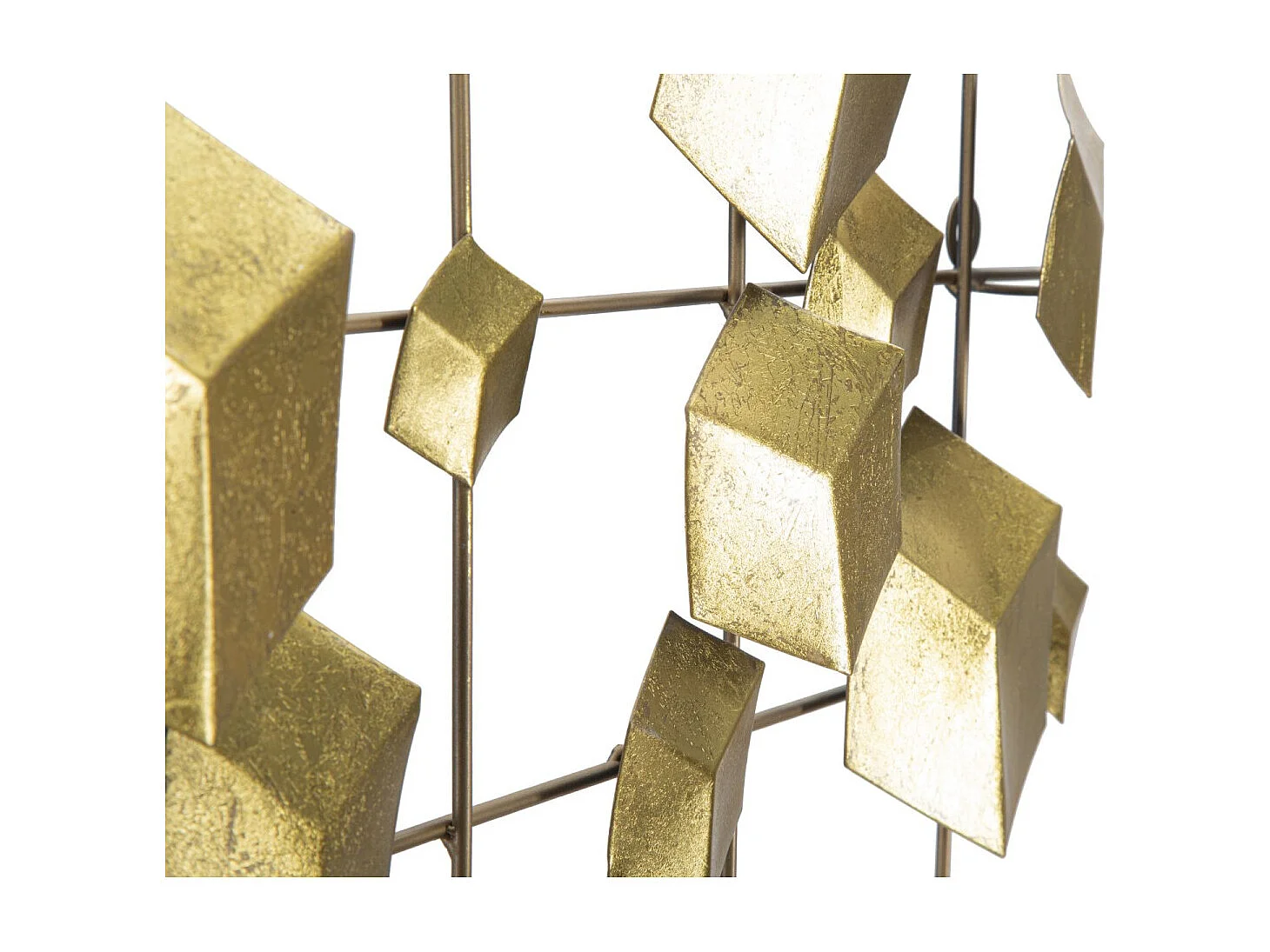 Décoration Murale en Métal "Abstract" 90cm Or