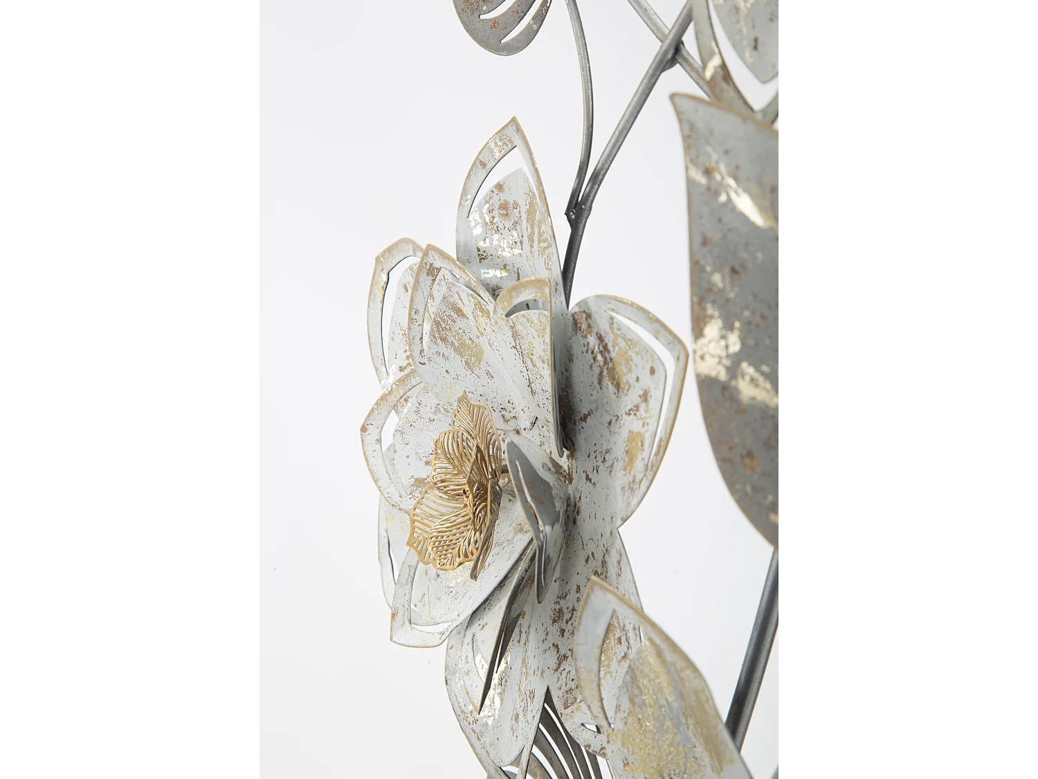 Décoration Murale en Métal "Artic" 67cm Multicolore