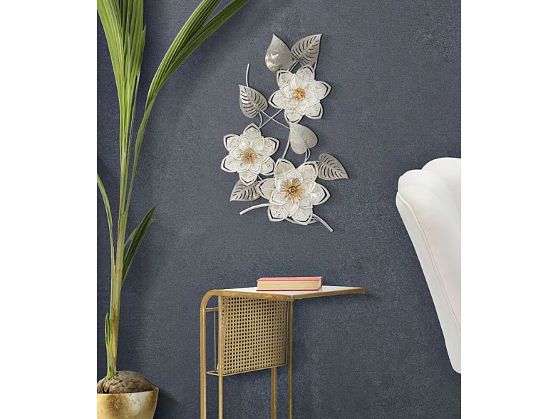 Décoration Murale en Métal "Artic" 67cm Multicolore