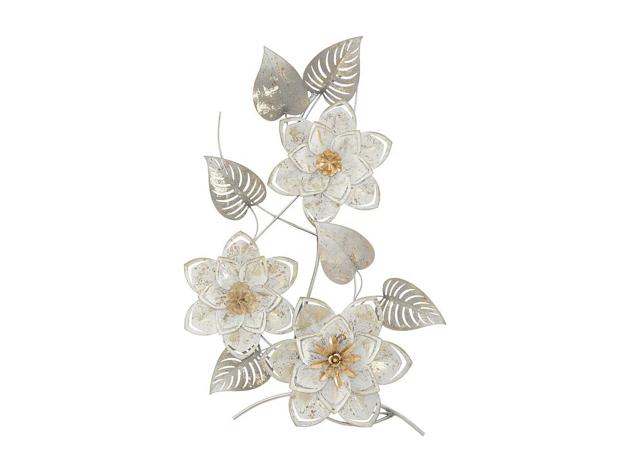 Décoration Murale en Métal "Artic" 67cm Multicolore