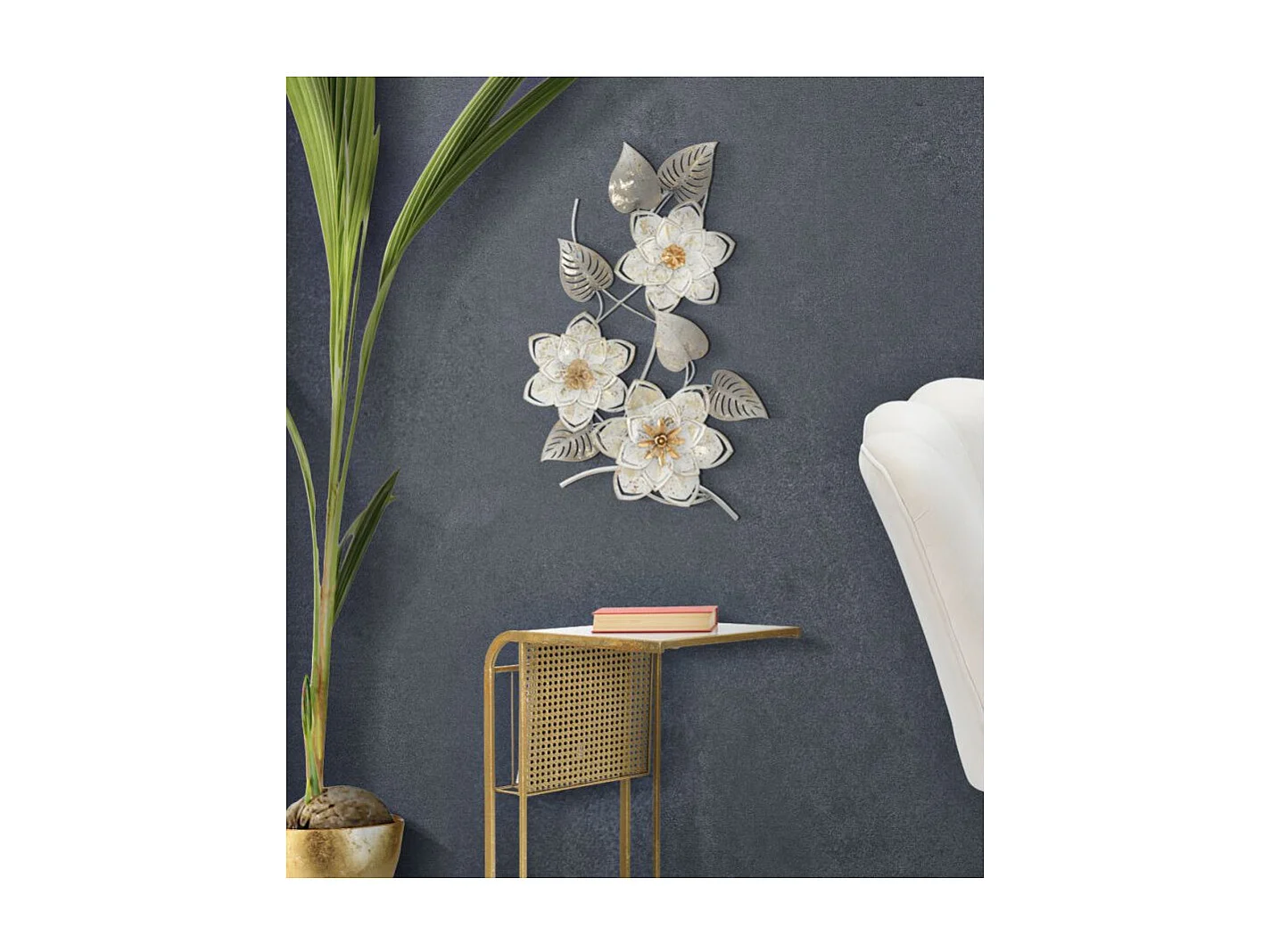 Décoration Murale en Métal "Artic" 67cm Multicolore