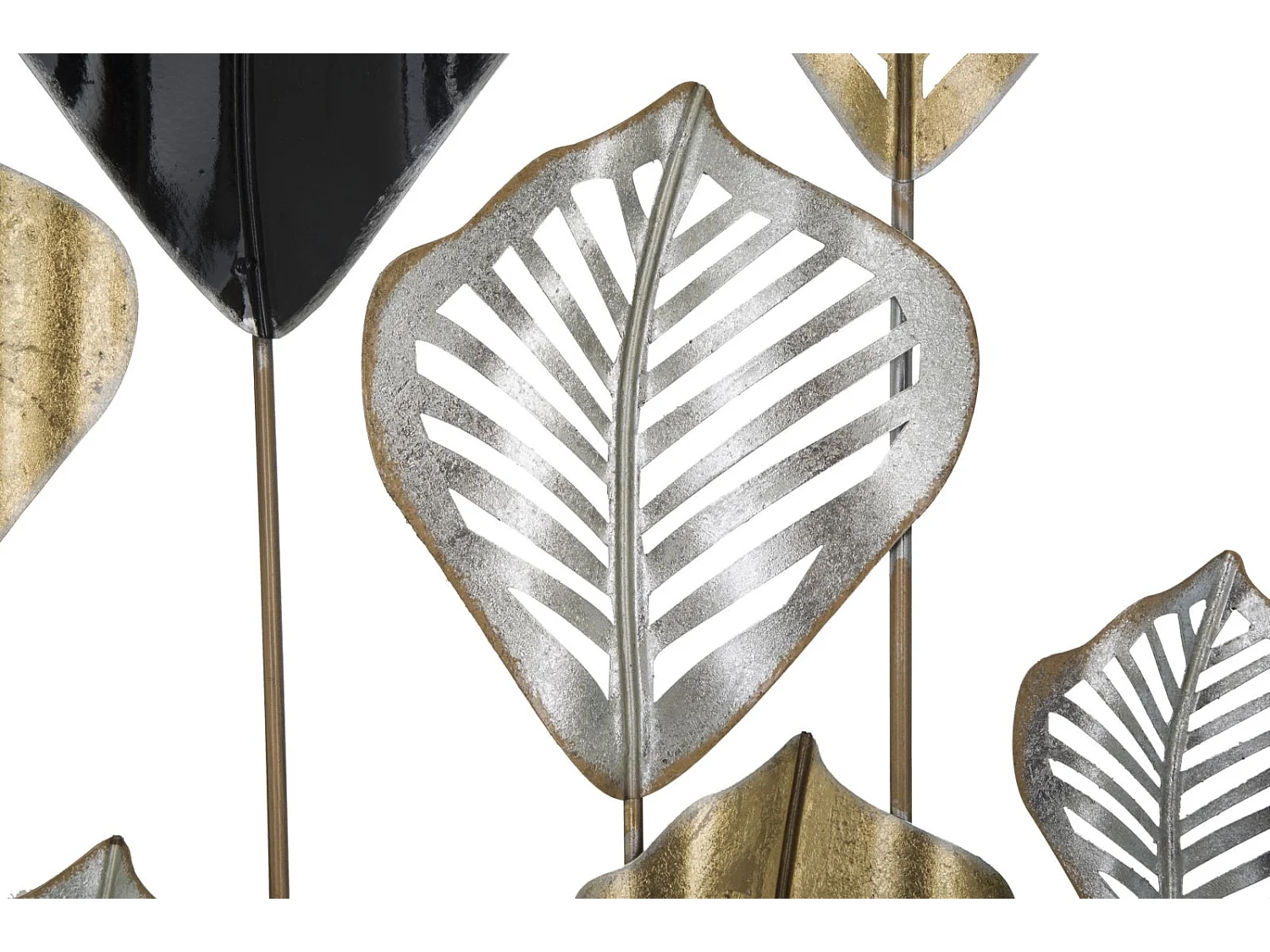 Pannello decorativo 3D in metallo multicolore cm 120x2,5x78,5