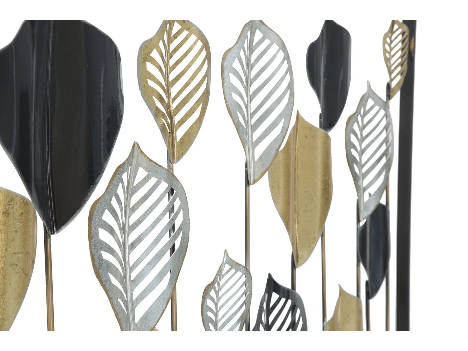 Pannello decorativo 3D in metallo multicolore cm 120x2,5x78,5